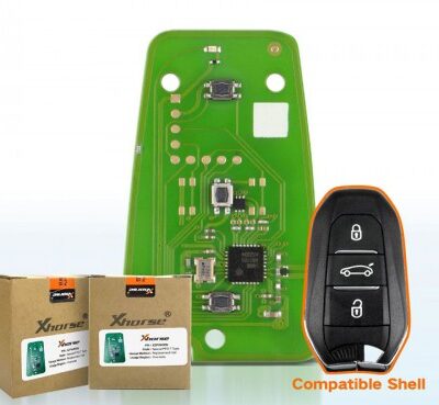 Scheda Radiocomando Xhorse XZPG00EN Compatibile con Guscio Originale PSA ( Arancione ) Keyless